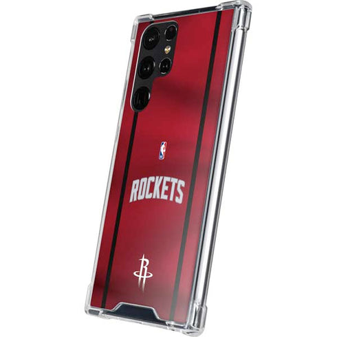 NBA Houston Rockets Jersey Galaxy S24 Ultra Clear Case